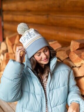 Noize Light Blue Quilted Puffer Jacket With High Neck For Warmth